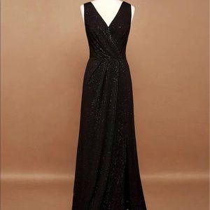 This is from SHEIN (glittery black dress) size 3xl
